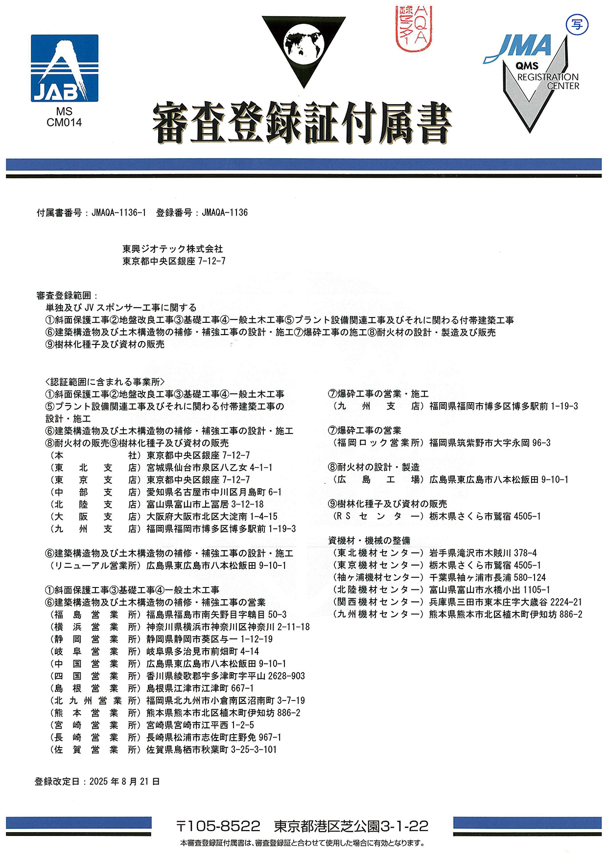 QMS審査登録証付属書(2025.08.21)