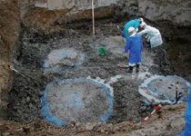 土壌汚染対策工法の改良体の出来形確認