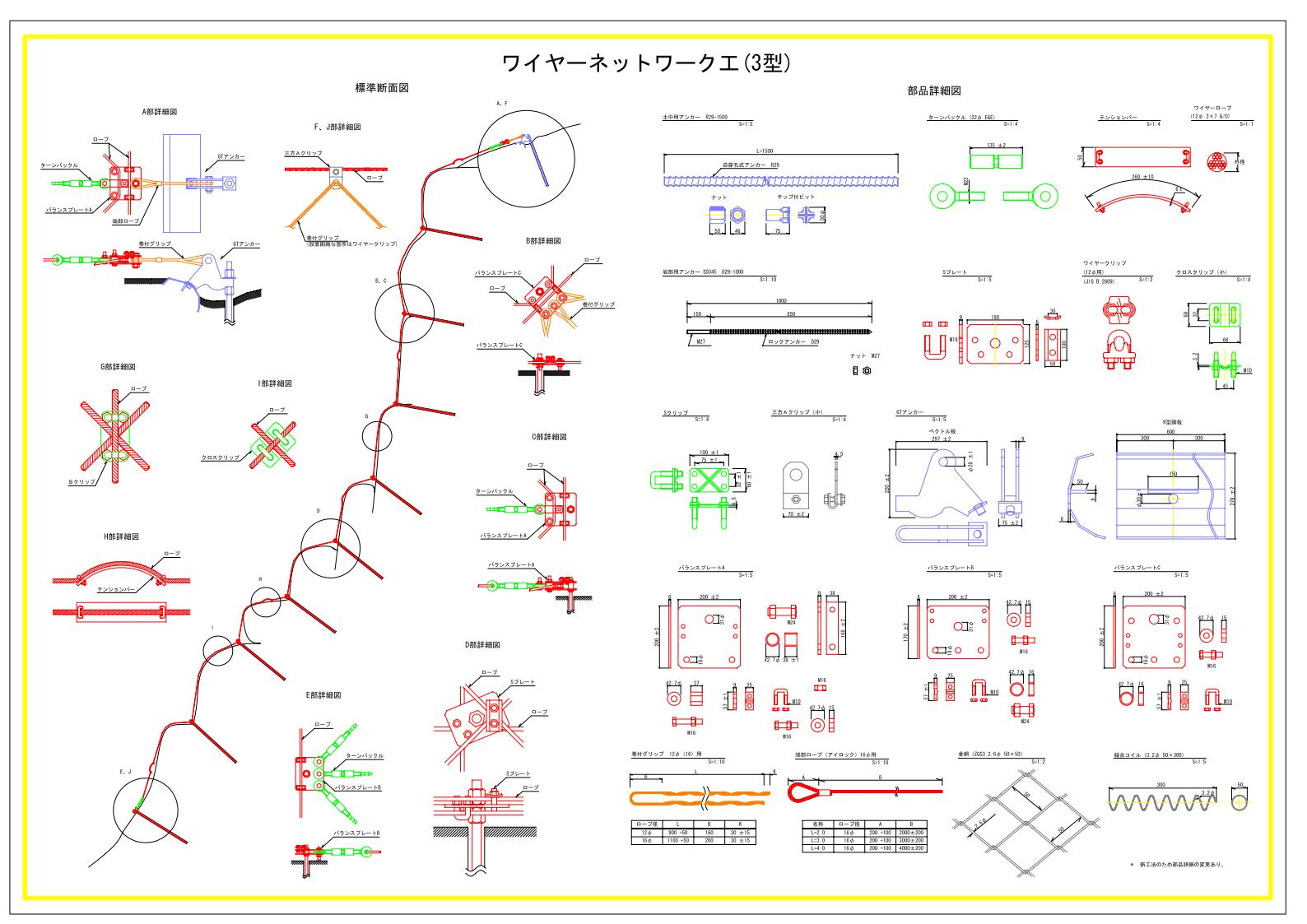 ワイヤーネットワーク工（2型）