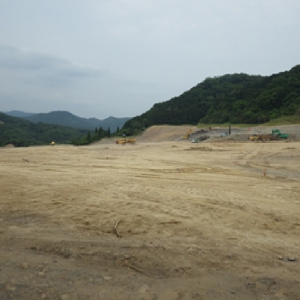 粟野太陽光敷地造成工事